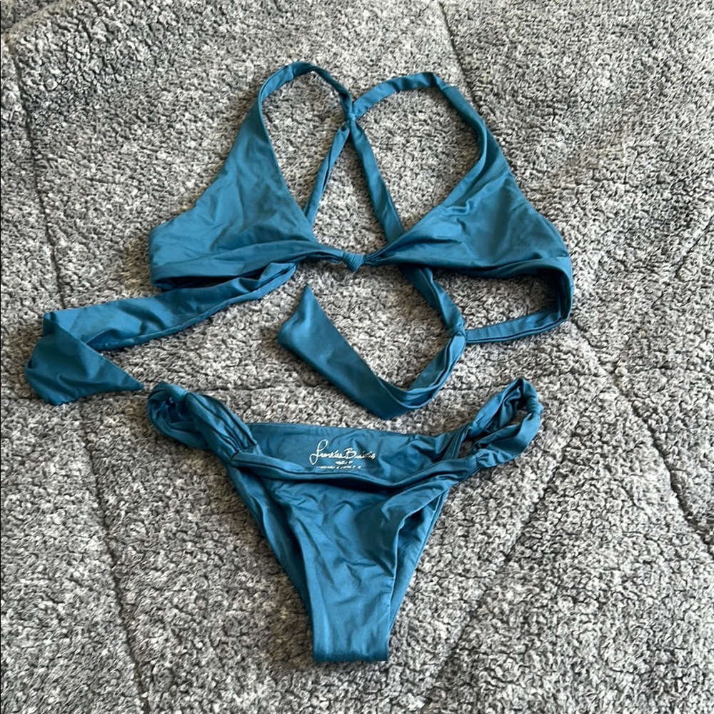 Teal Bikini Set